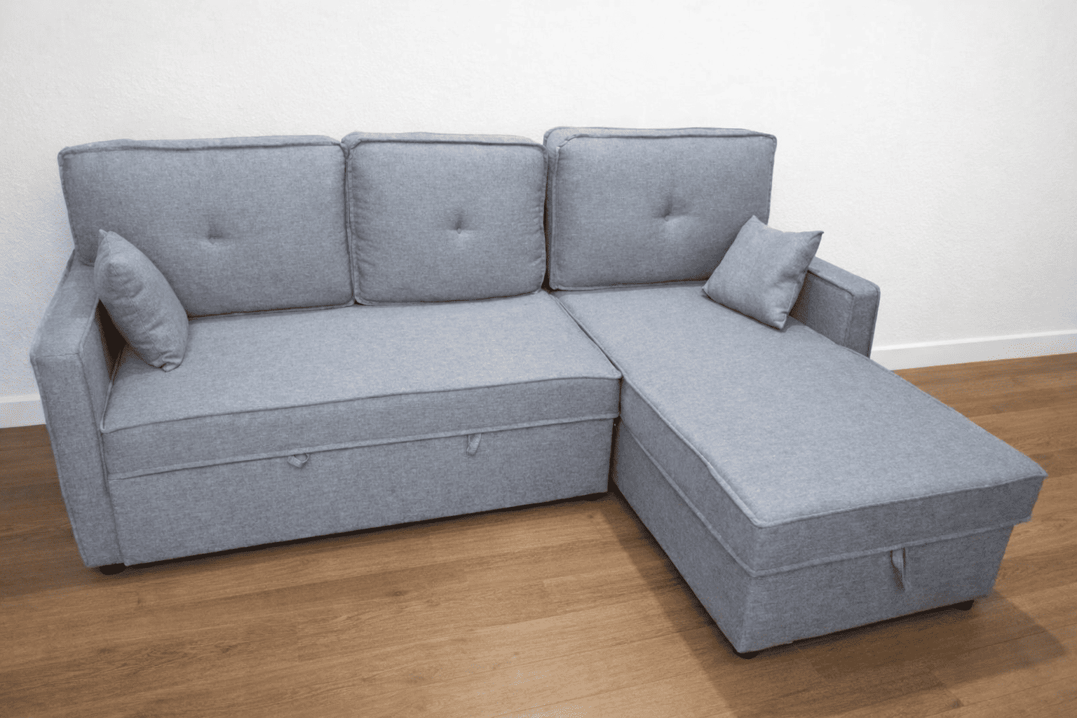 Sofá cama chaise longue 200x135 – nuevo en caja, amplio y cómodo