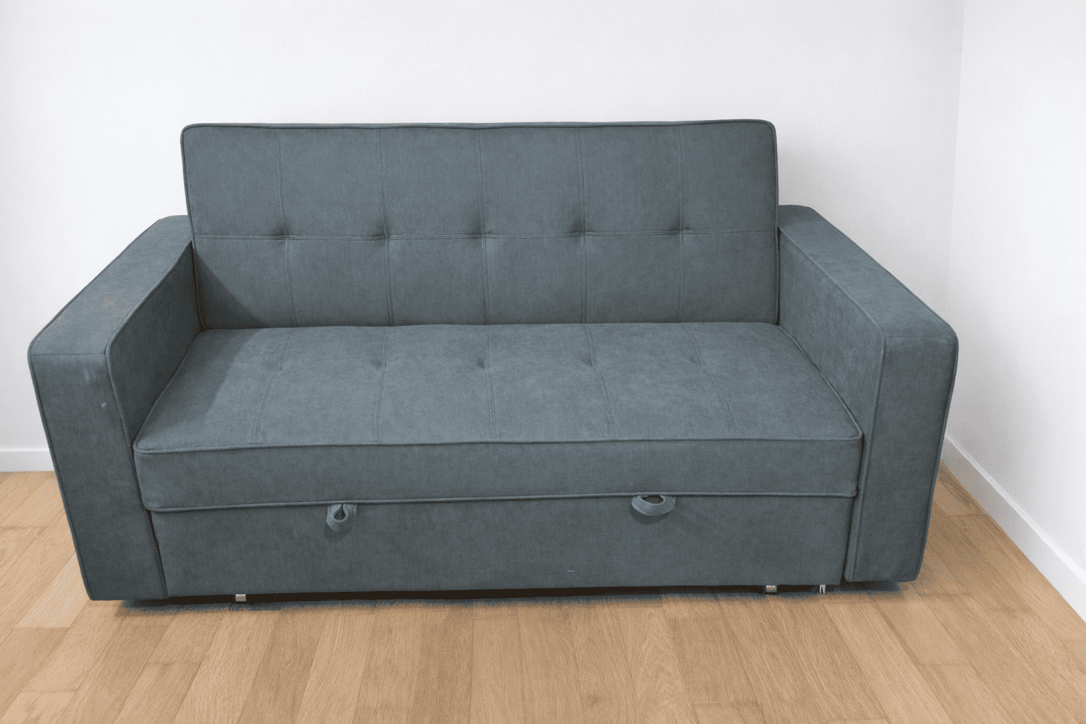 Sofá cama gris 135x180 – práctico y cómodo para diario