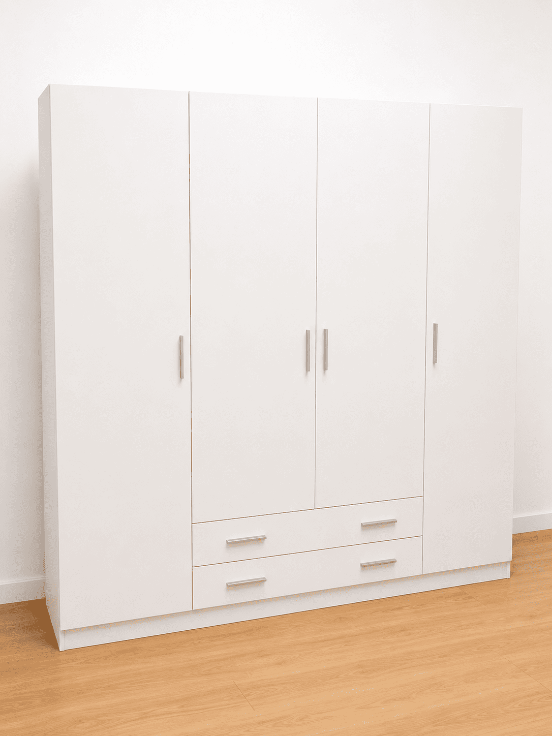 Armario de madera con 4 puertas y 2 cajones 200 cm - Imagen 3