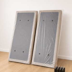 Base Tapizada Gris con 6 Patas – Varias Medidas