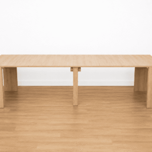 Mesa de comedor extensible de madera hasta 305 cm