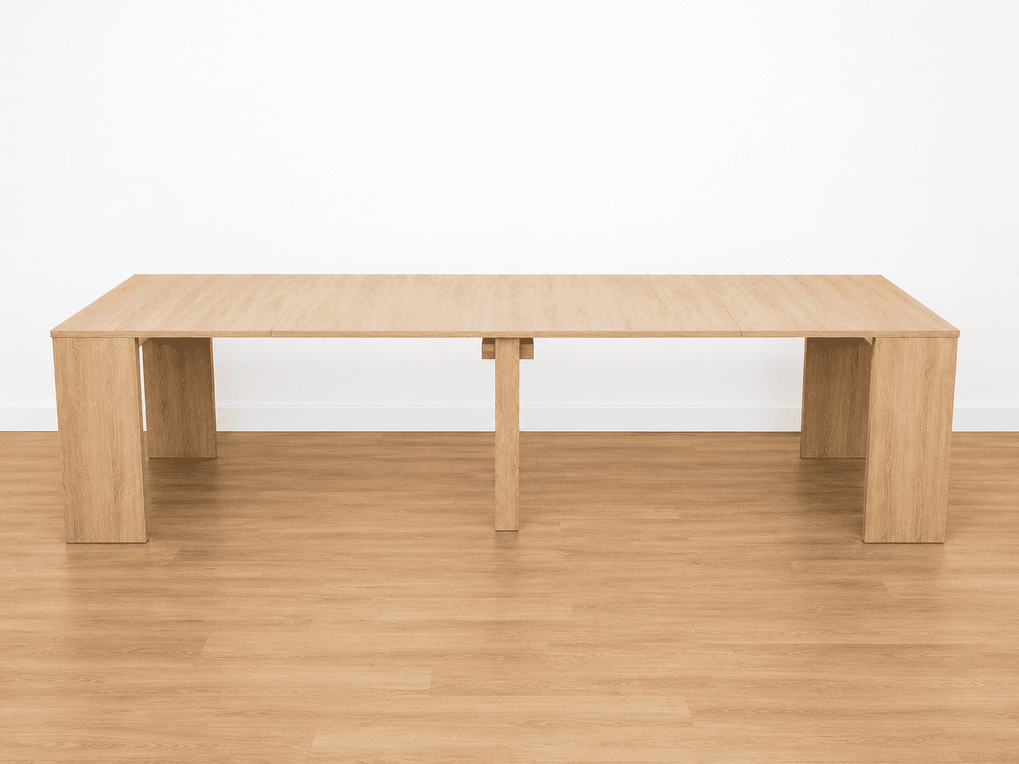 Mesa de comedor extensible de madera hasta 305 cm