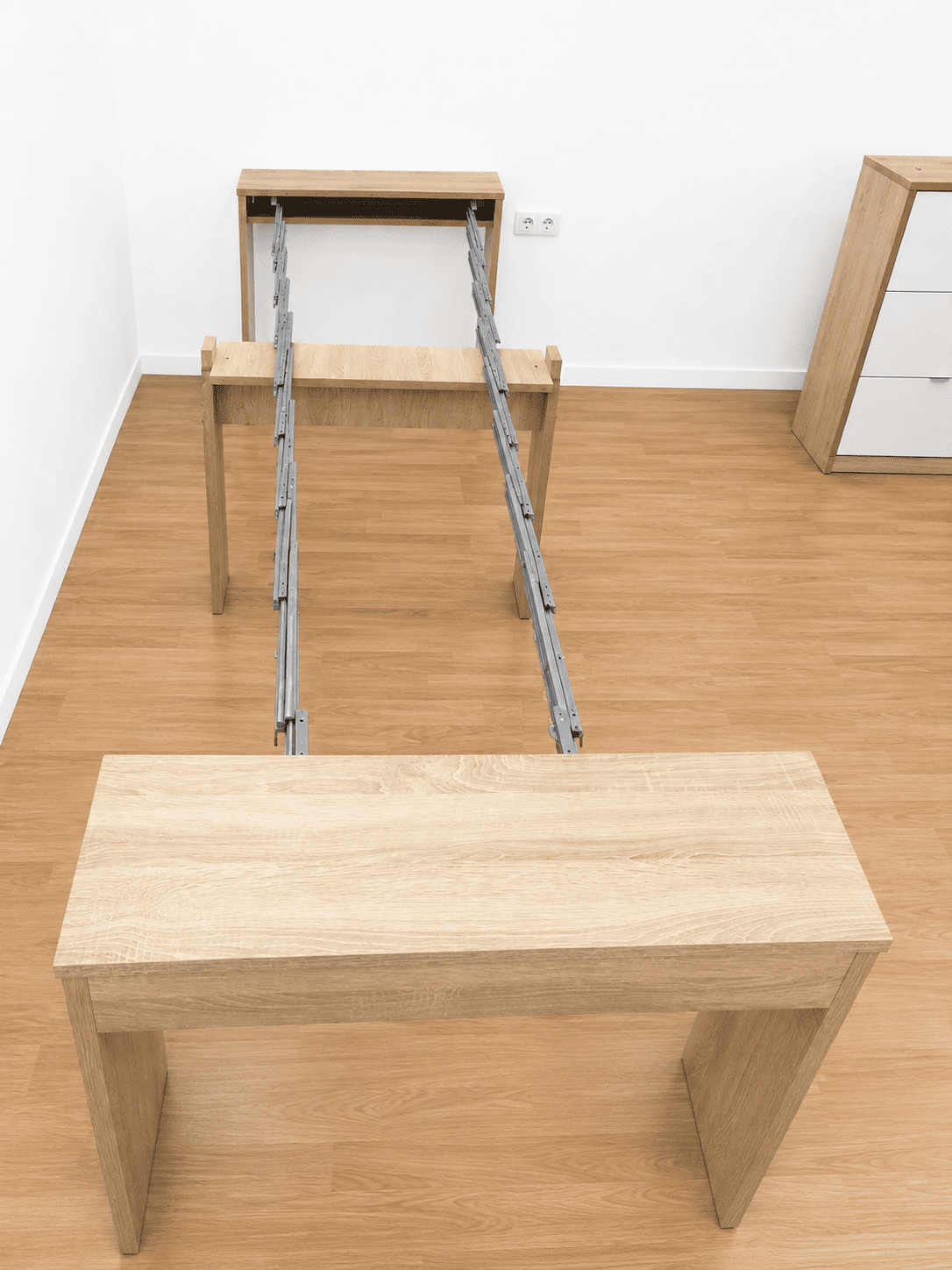 Mesa de comedor extensible de madera hasta 305 cm - Imagen 3