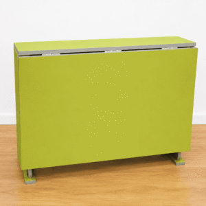 Mesa de comedor plegable de madera verde