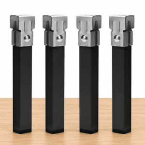 Pack de 4 patas para somier o base tapizada