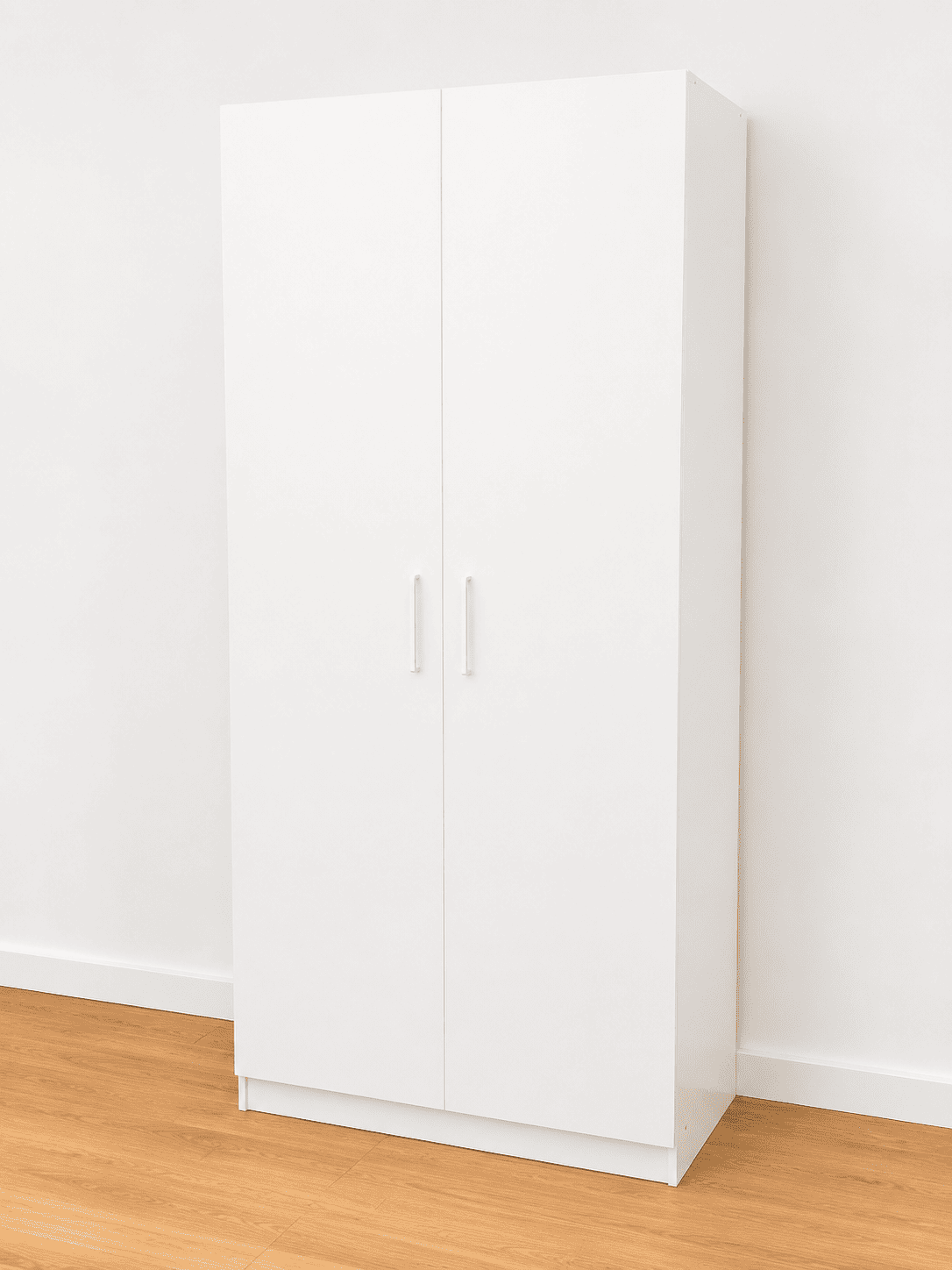 Armario de 2 puertas blanco o madera- Estanterías - Imagen 3