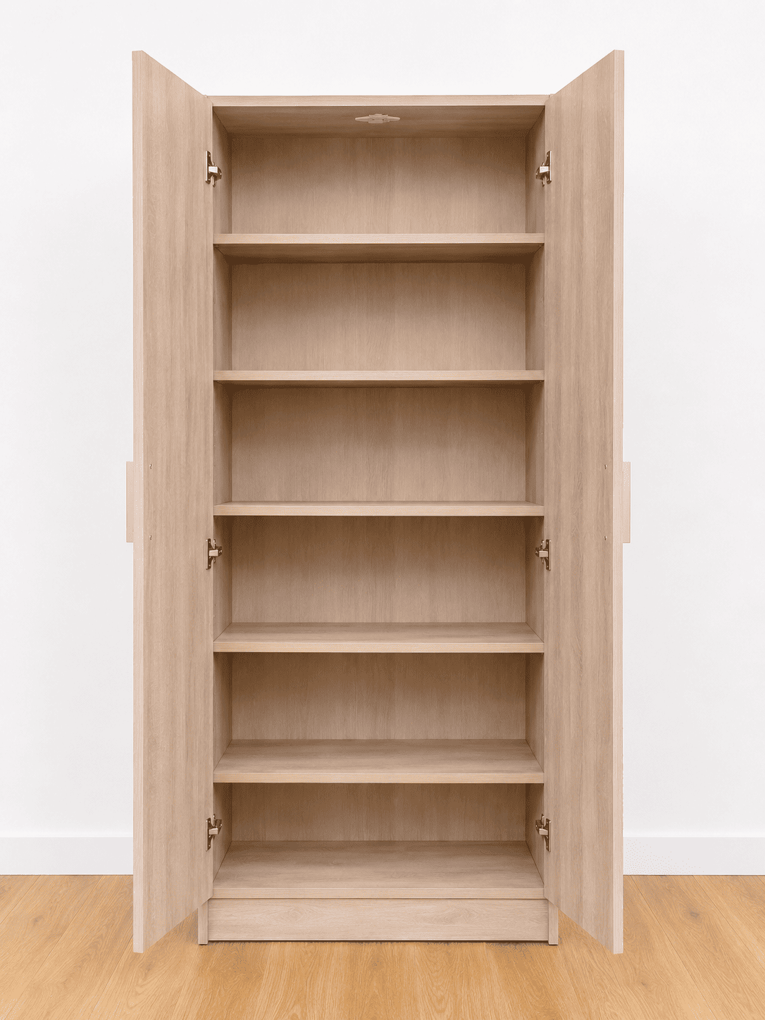 Zapatero alto de madera – 2 puertas – Beige – Nuevo - Imagen 2