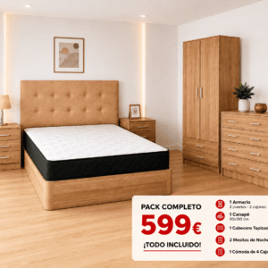 🛏️ Pack Habitación Completa – Desde 599€