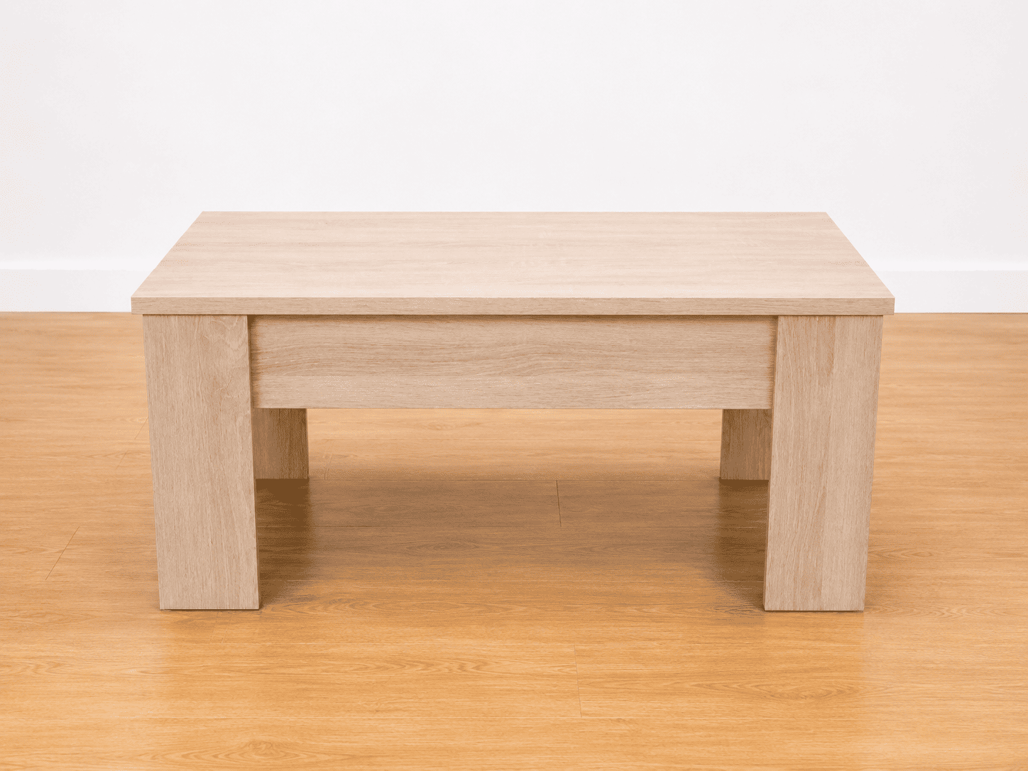 Mesa de centro elevable color madera – 90 cm - Imagen 2